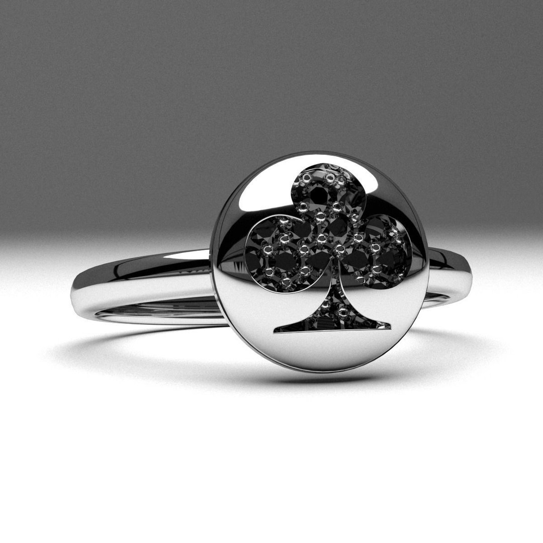 Новое модное круглое помолвочное кольцо с бриллиантами для клубной карты 01